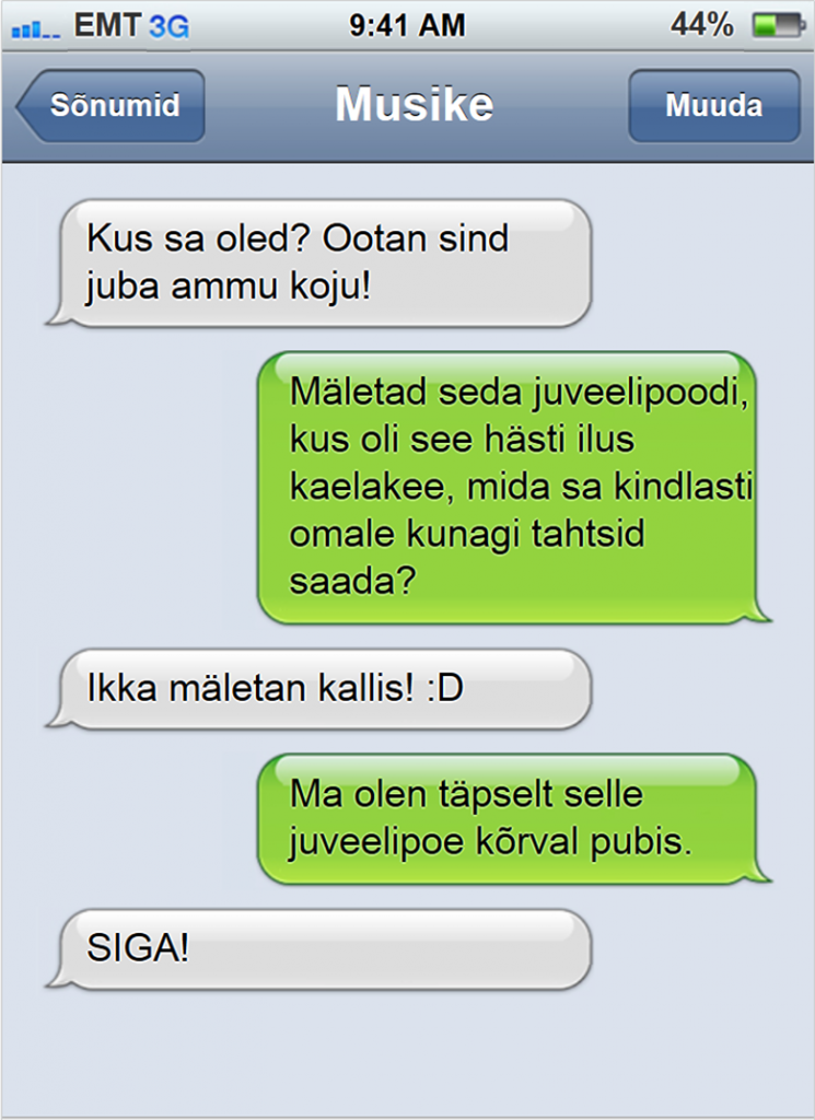 Mestlus musiga 1