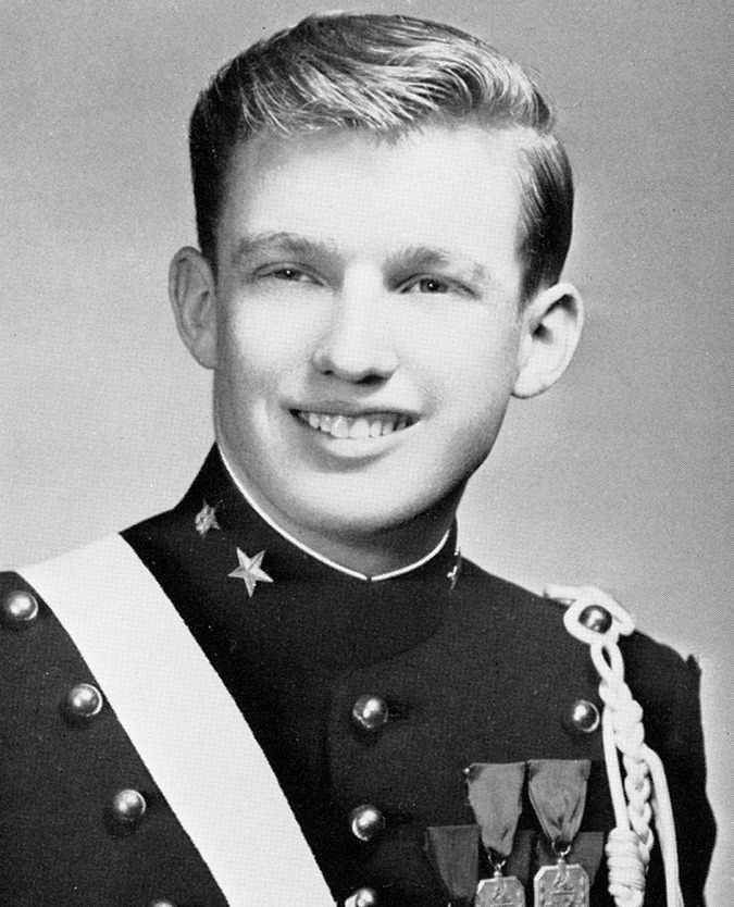 Donald Trump aastal 1964. Trump oli siis 18-aastane.