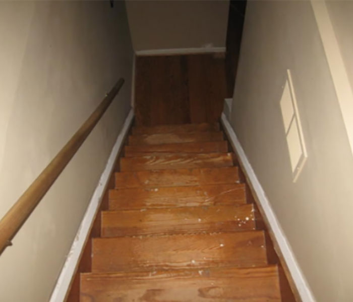 Tema isa läks keldrisse kartulite järele, ent ei naasnud sealt eales. Tema ema järgnes varsti isale, et uurida, miks tal nii kaua läheb ning tema ei naasnud keldrist samuti. Varsti läksid keldrisse ka Maria vend ja vanaema. Enne, kui Maria vanaema läks ülejäänud perekonda otsima, palus ta telefonitsi naabrilt abi. Ent enne naabri kohale jõudmist läks vanaema keldri trepist alla ning teda tabas samuti enamik pereliikmete saatus, millest Maria pääses.